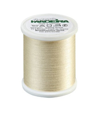 Madeira Cotona 50 - Premium Cotton Quilting & Sewing Thread, 504 Ecru Thread Madeira