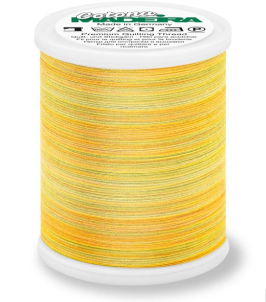 Madeira Cotona 50 - Premium Cotton Quilting & Sewing Thread, 511 Sunrise Variegated Thread Madeira