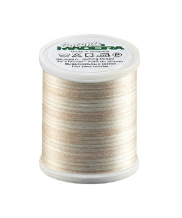 Madeira Cotona 50 - Premium Cotton Quilting & Sewing Thread, 520 Creme Brulee Variegated Thread Madeira
