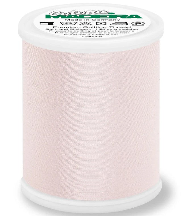 Madeira Cotona 50 - Premium Cotton Quilting & Sewing Thread, 591 Baby Pink Thread Madeira