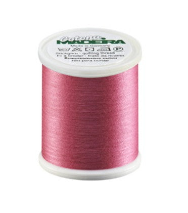 Madeira Cotona 50 - Premium Cotton Quilting & Sewing Thread, 611 Bubble Gum Pink Thread Madeira