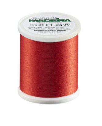 Madeira Cotona 50 - Premium Cotton Quilting & Sewing Thread, 620 Cherry Thread Madeira