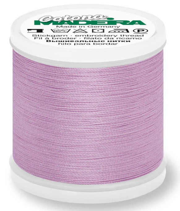 Madeira Cotona 30 - Premium Cotton Quilting & Sewing Thread, 642 Lavender Thread Madeira