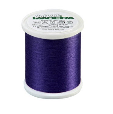 Madeira Cotona 50 - Premium Cotton Quilting & Sewing Thread, 645 Dark Purple Thread Madeira
