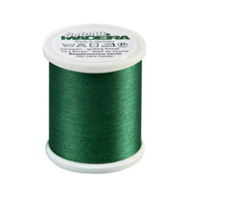 Madeira Cotona 50 - Premium Cotton Quilting & Sewing Thread, 665 Green Thread Madeira