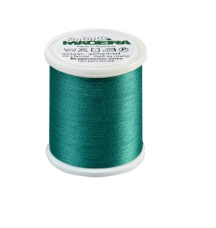 Madeira Cotona 50 - Premium Cotton Quilting & Sewing Thread, 667 Dark Teal Thread Madeira