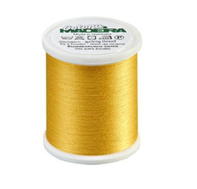 Madeira Cotona 50 - Premium Cotton Quilting & Sewing Thread, 668 Goldenrod Thread Madeira