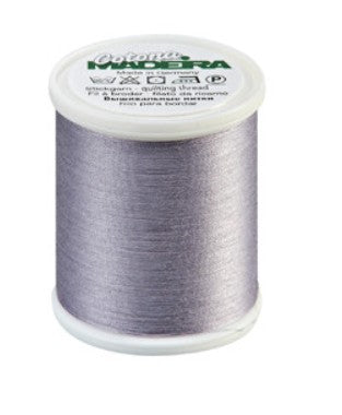 Madeira Cotona 50 - Premium Cotton Quilting & Sewing Thread, 688 Gray Thread Madeira
