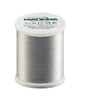 Madeira Cotona 50 - Premium Cotton Quilting & Sewing Thread, 690 Light Silver Thread Madeira