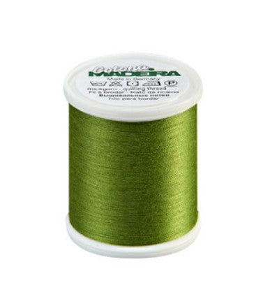 Madeira Cotona 50 - Premium Cotton Quilting & Sewing Thread, 713 Medium Avacado Thread Madeira
