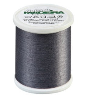 Madeira Cotona 50 - Premium Cotton Quilting & Sewing Thread, 729 Dark Gray Thread Madeira