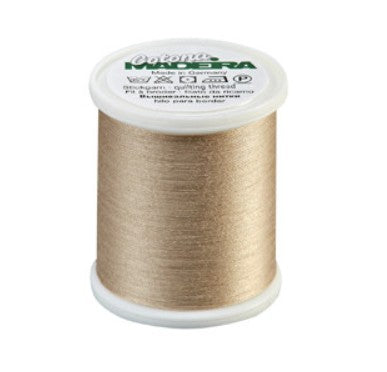 Madeira Cotona 50 - Premium Cotton Quilting & Sewing Thread, 735 Tawny Tan Thread Madeira