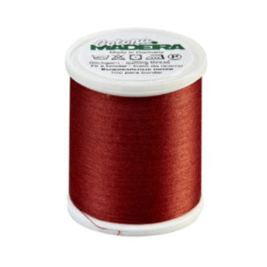 Madeira Cotona 50 - Premium Cotton Quilting & Sewing Thread, 769 Dark Burnt Orange Thread Madeira