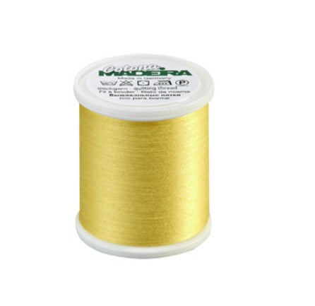 Madeira Cotona 50 - Premium Cotton Quilting & Sewing Thread, 770 Lemon Yellow Thread Madeira