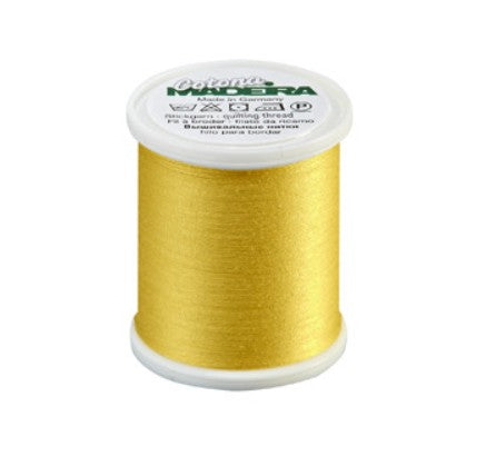 Madeira Cotona 50 - Premium Cotton Quilting & Sewing Thread, 771 Mimosa Yellow Thread Madeira