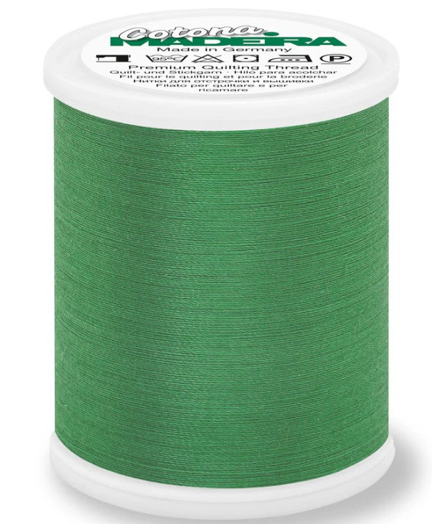 Madeira Cotona 50 - Premium Cotton Quilting & Sewing Thread, 777 Dark Avacado Thread Madeira
