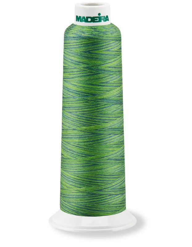Madeira AeroQuilt 40 - Premium Longarm Quilting Thread, 9509 Amazone Variegated Thread Madeira