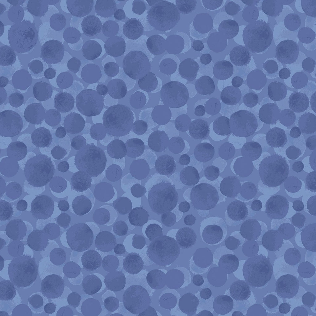 Bumbleberries St Ives Blue 12 Fabrics Lewis & Irene   