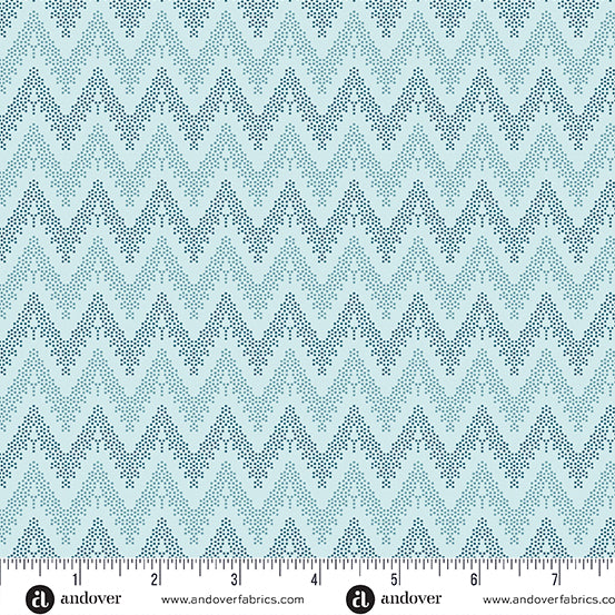 Beach House Current Sky A-1174-LB Fabrics Andover Fabrics