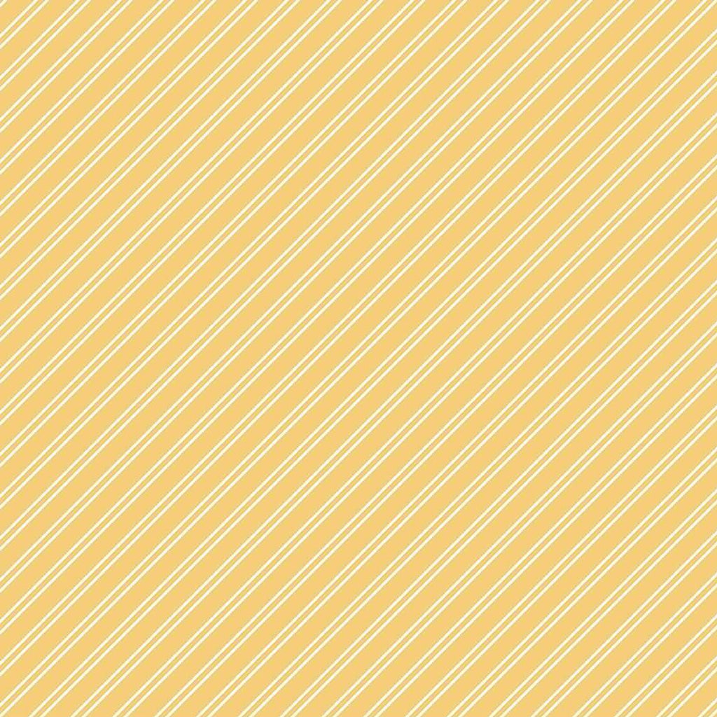 Between The Pages Diagonal Stripe Honey C15374H Fabrics Riley Blake