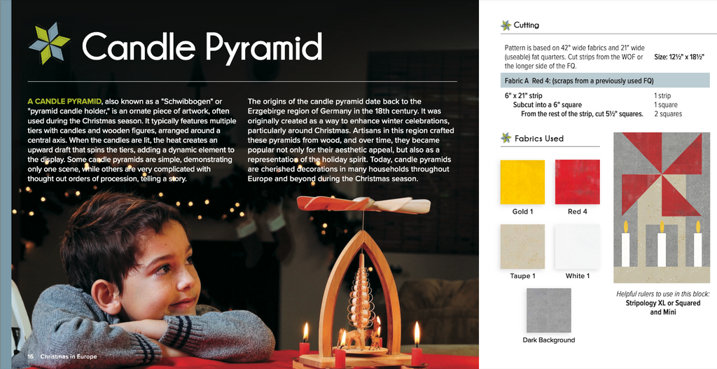 Christmas in Europe E-Book Book GE Designs