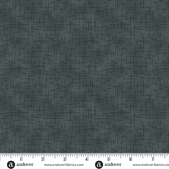 Retro Stitch Charcoal A-1527-C1 Fabrics Andover Fabrics