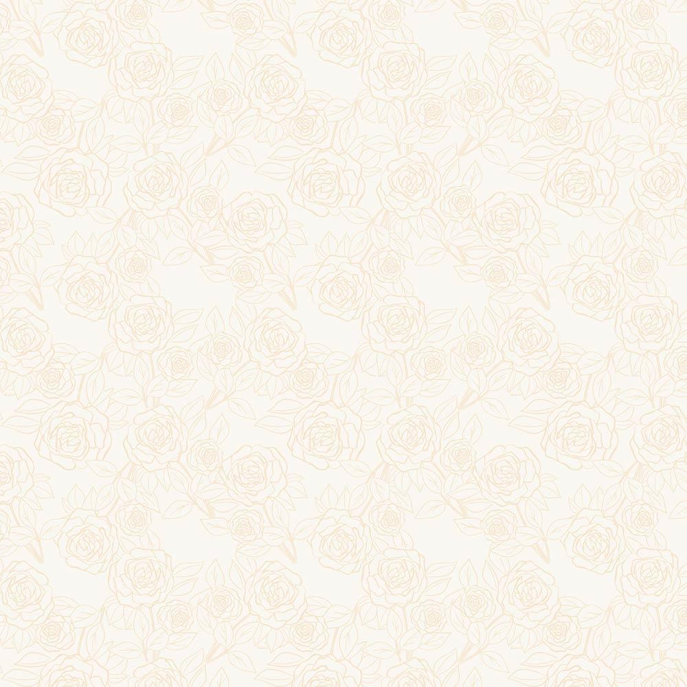 Andover Fabrics Color Me Pretty Rose Bloom Cream 108" Wide Backing Fabric - AW1191LN - 3 YARD Fabrics Andover