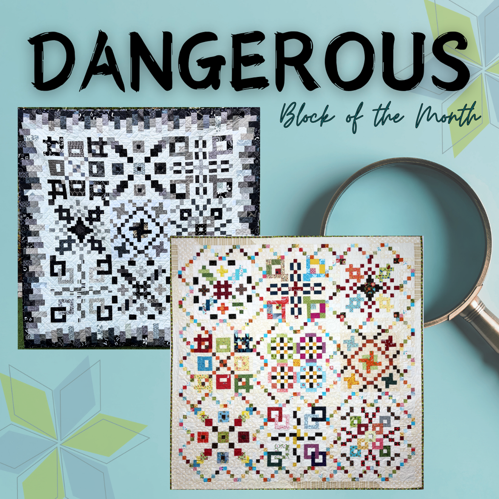 Dangerous - Block of the Month Program (PDF Download) Pattern GE Designs