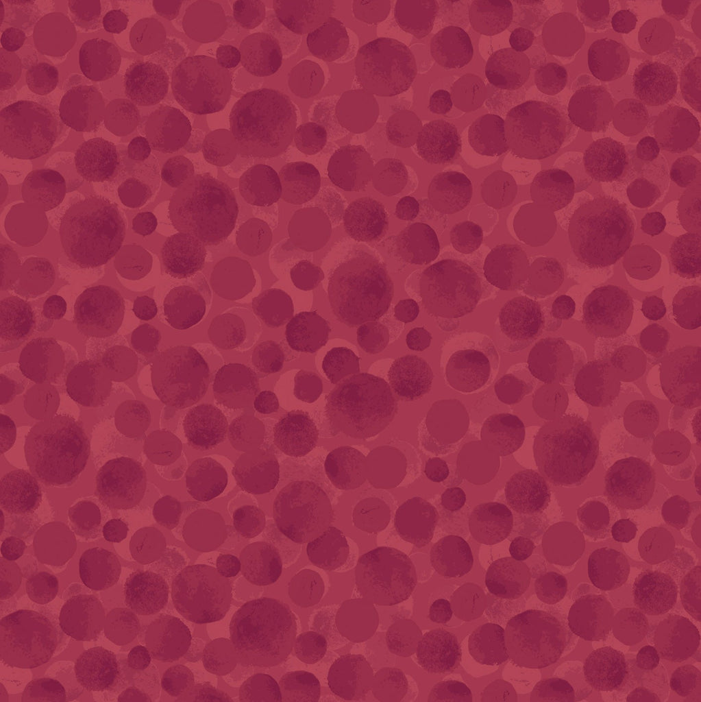 Bumbleberries Dark Red Flannel BBF06 Fabrics Lewis & Irene