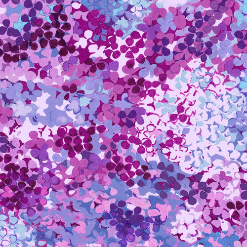 Blank Quilting Flora Purple 118" Wide Backing Fabric - 4043-55 - 3 YARD Fabrics Blank