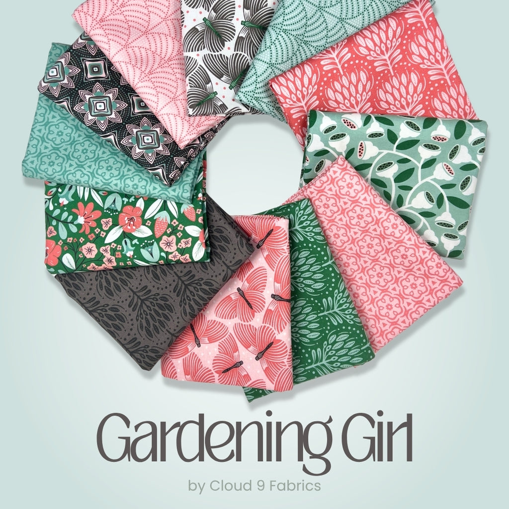 Gardening Girl Half Yard Bundle Fabrics Cloud 9