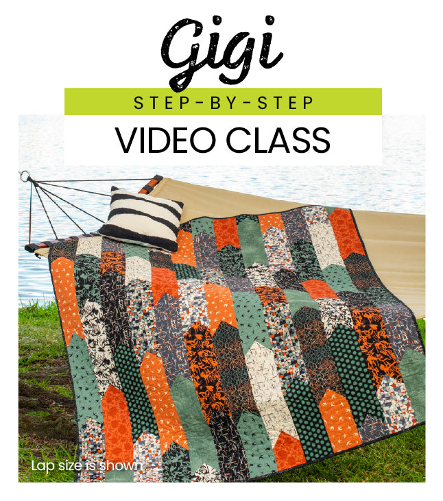 Gigi Video Class - Stripology Quickies Club Pattern GE Designs