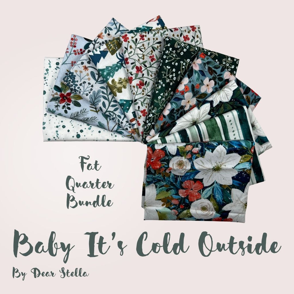Baby It's Cold Outside Fat Quarter Bundle Fabrics Dear Stella