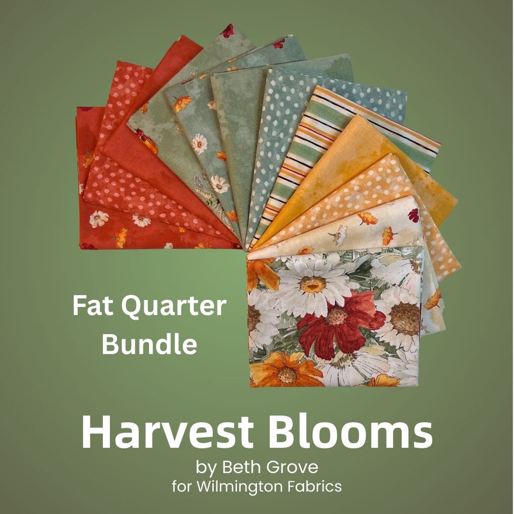 Harvest Blooms Fat Quarter Bundle Fabrics Wilmington