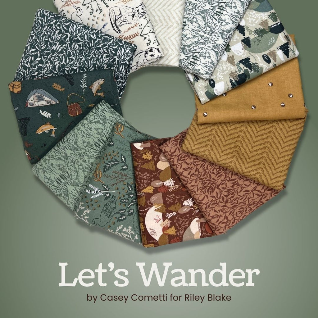 Let's Wander Half Yard Bundle Fabrics Riley Blake