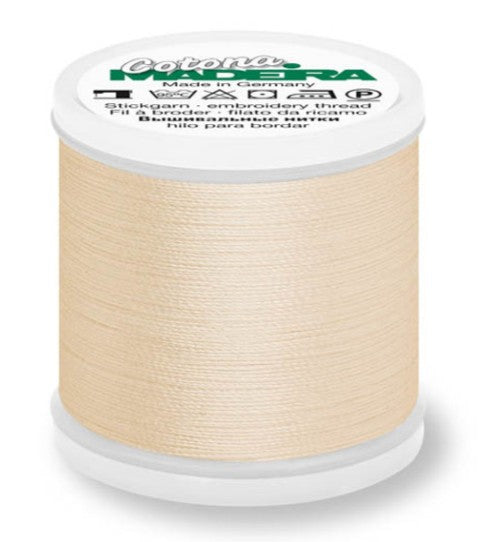 Madeira Cotona 50 - Premium Cotton Quilting & Sewing Thread, 674 Light Tan Thread Madeira