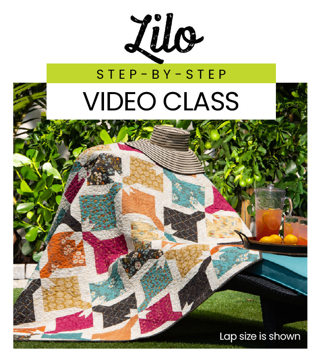 Lilo Video Class - Stripology Quickies Club Pattern GE Designs