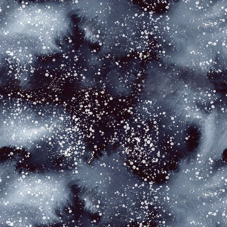 Baby, It's Cold Outside Night Sky DCJ3140 - Storm Fabrics Dear Stella