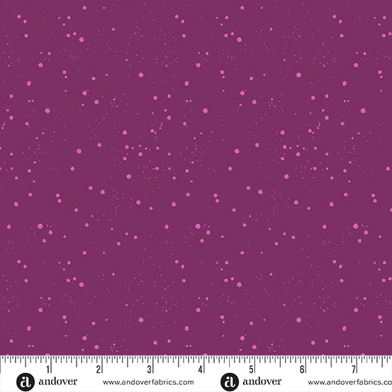 Petals and Stitches Plum Tinted Dots A1571-P Fabrics Andover Fabrics