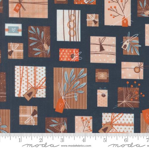 Purrfect Christmas Gifts Midnight 39042-16 Fabrics Moda Fabrics