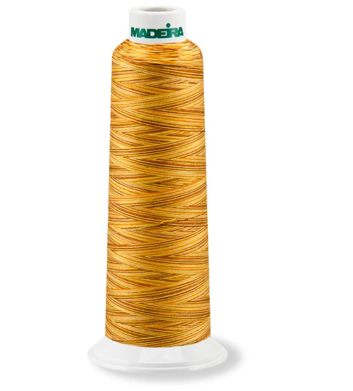 Madeira AeroQuilt 40 - Premium Longarm Quilting Thread, 9507 Savanna Variegated Thread Madeira