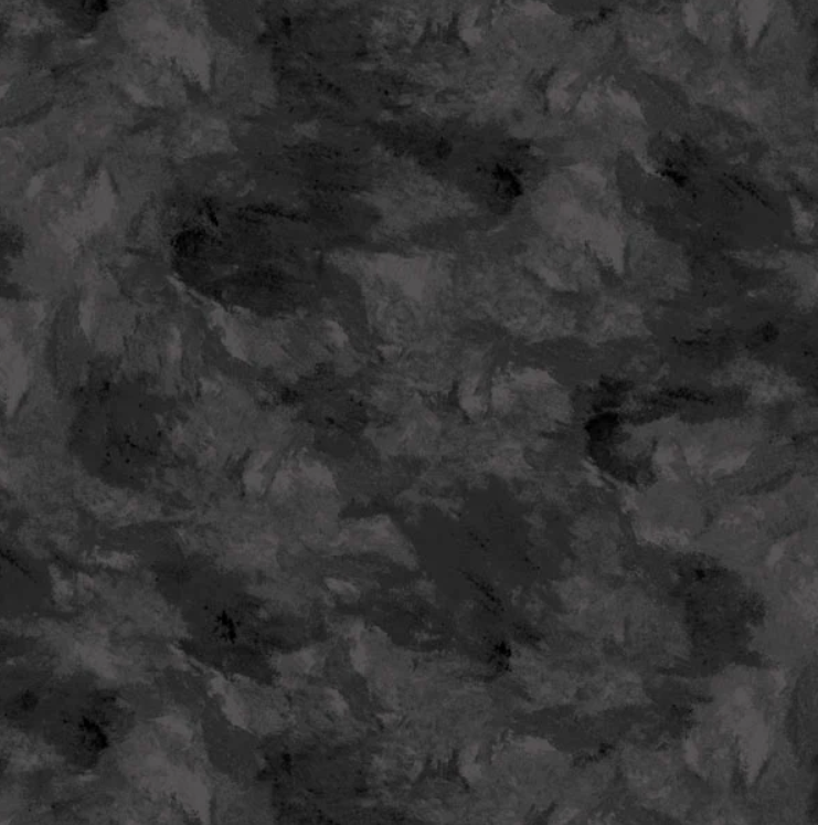 Crushed Velvet Texture Black 108" Wide Backing Fabric - CVEW6017K - 2 YARD CUT Fabrics P&B Textiles