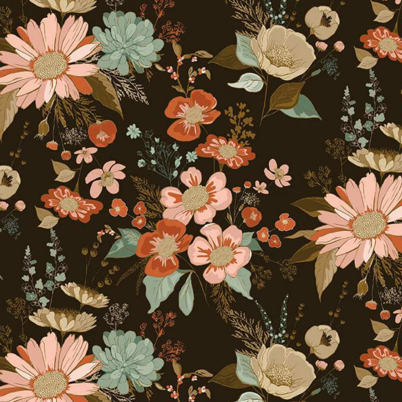 Morning Latte Main Espresso - C16920E - 3 YARD CUT Fabrics Riley Blake