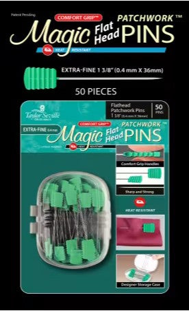 Magic Pins Flathead Patchwork Extra Fine 50pc #220139 Tool Checker