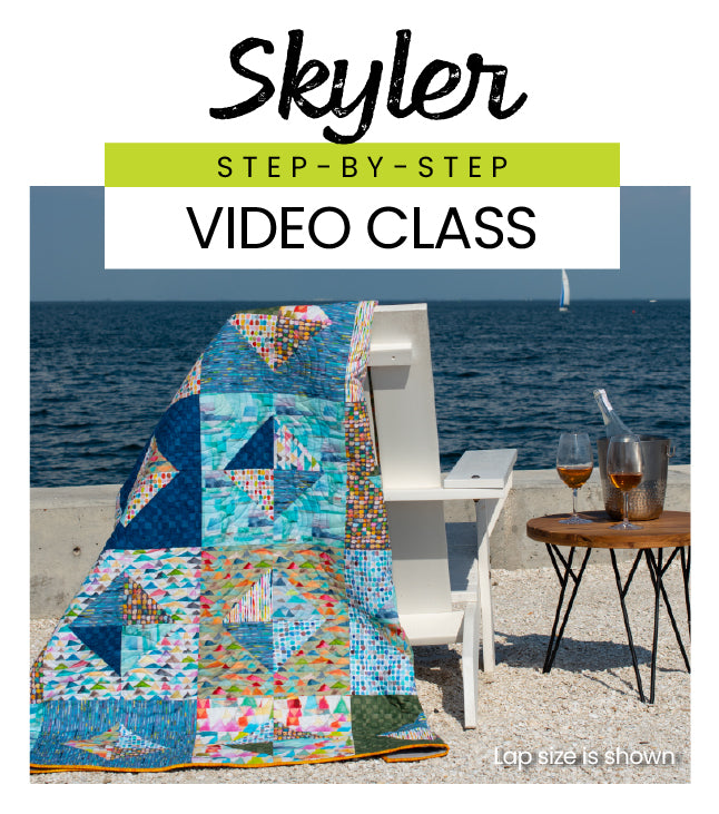 Skyler Video Class - Stripology Quickies Club Pattern GE Designs
