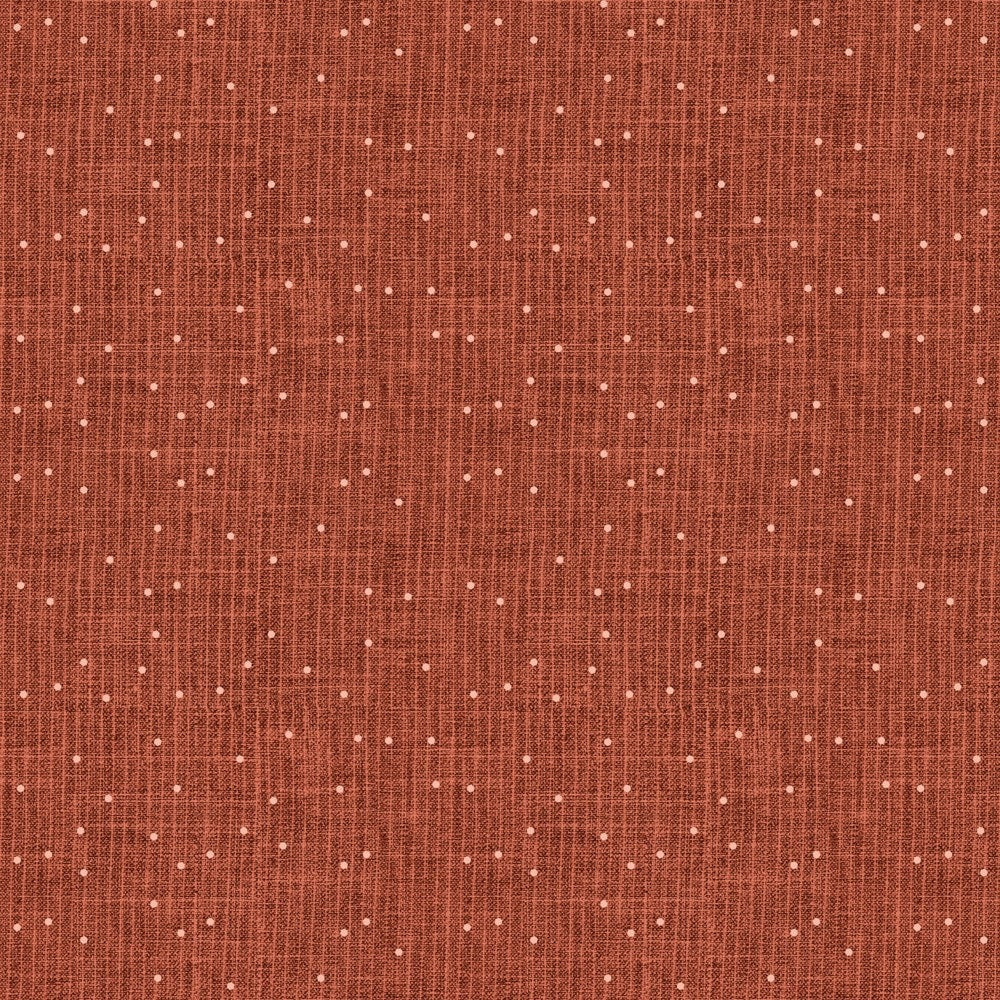 Stash Stripe Dot Rust 92022-30 Fabrics Figo   