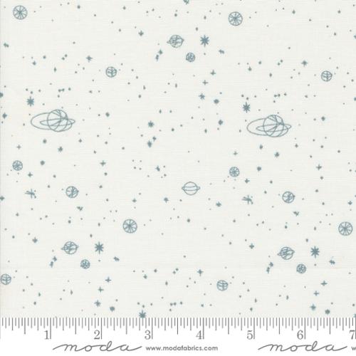 Moda Fabrics Still More Paper Milky Way Planets White 1874-12 - 3 YARD CUT Fabrics Moda Fabrics