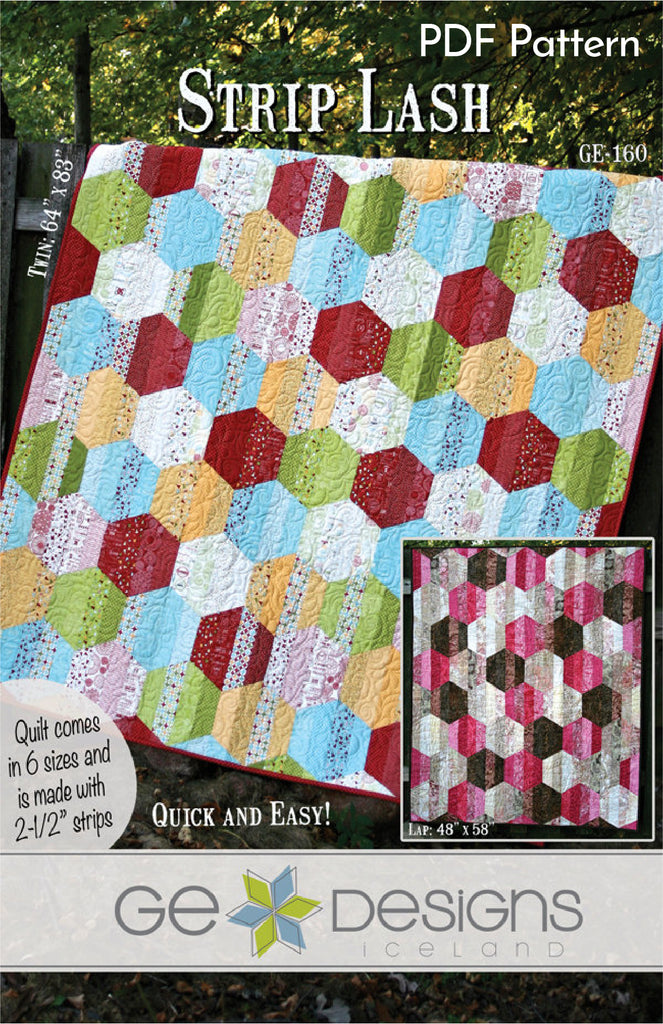Strip Lash Pattern PDF 160 Pattern GE Designs