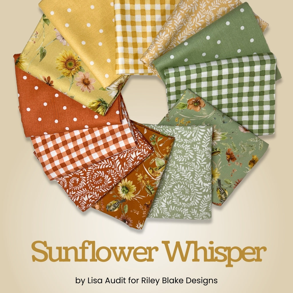 Sunflower Whispers Half Yard Bundle Fabrics Riley Blake