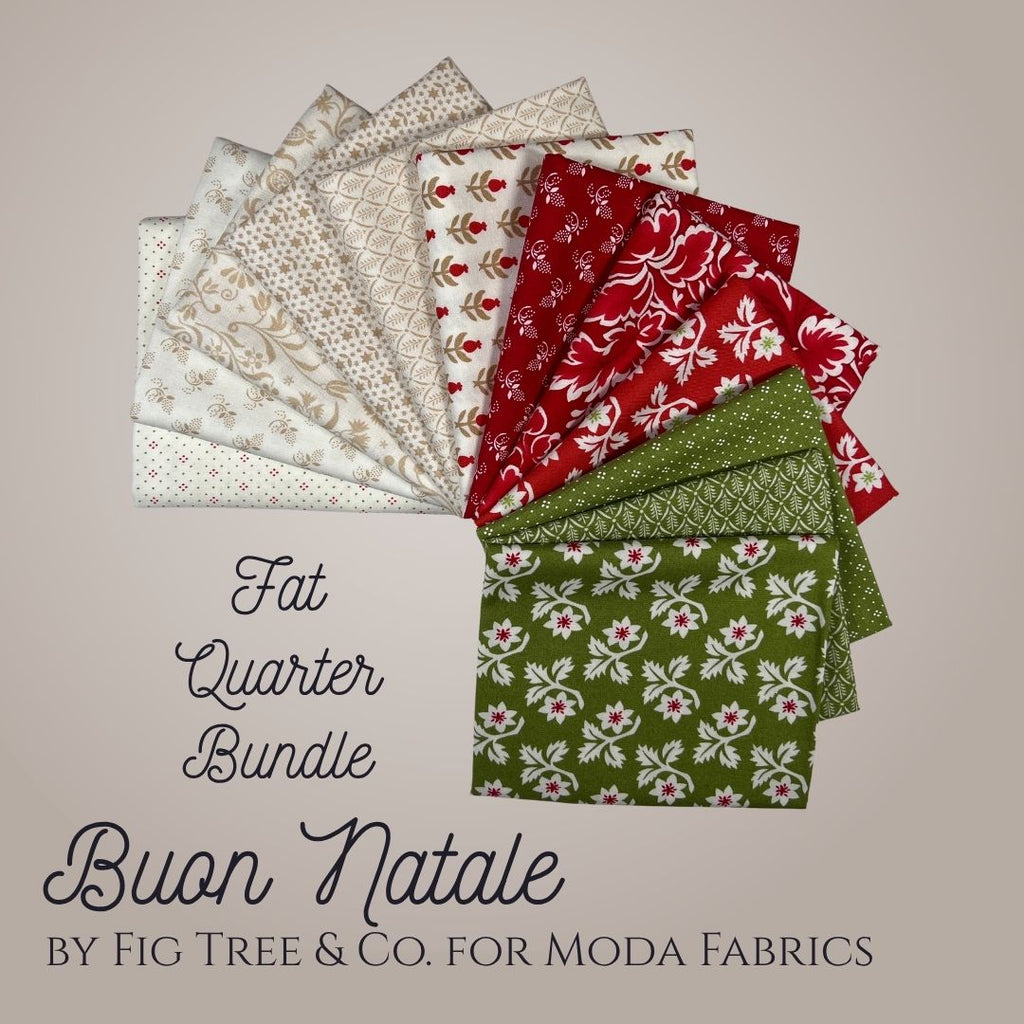 Buon Natale Fat Quarter Bundle Fabrics Moda Fabrics